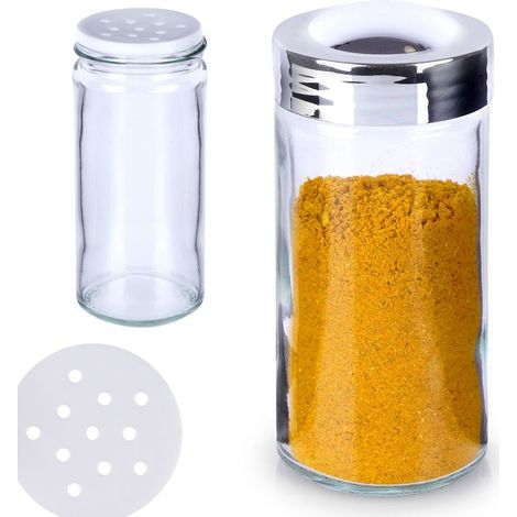 Pot à épices de cuisine avec passoire en verre de 80 ml (1/5)