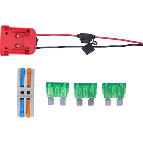 Adaptateur de batterie d'outil électrique 12AWG avec fusibles, module interrupteur convertisseur pour M18 18V (1/5)