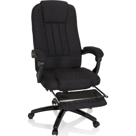Chefsessel RELAX CL190 mit Fußablage Stoff schwarz mybuero (1/5)