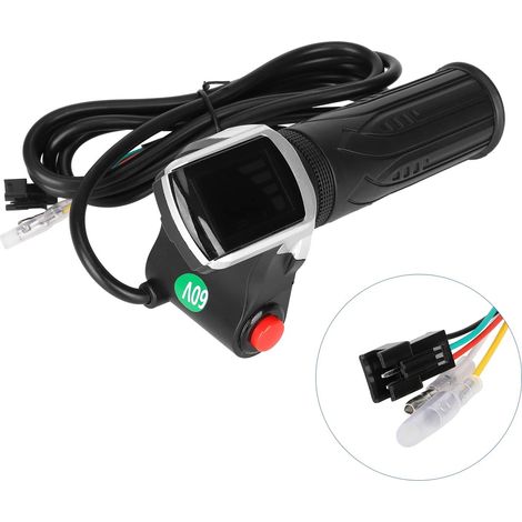 60-V-Elektrofahrrad mit elektronischem Gasgriff, abschließbarem LCD-Bildschirm und Geschwindigkeitsregler-Zubehör