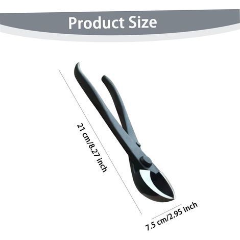 Outil pour bonsaï, coupe-branches concave de 20 cm en acier au carbone, outils de jardinage (1/4)
