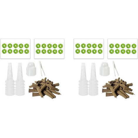 Kit de 24 Gousses de Graines pour Jardin, Accessoires de Jardin Hydroponique pour Système de Démarrage, Kits de Germination de Plantes