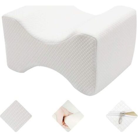 Oreiller De Genou en Mousse à Mémoire De Rebond Lent Lit Enceinte Oreiller De Sommeil Jambe Pince Jambe Oreiller Jambe Coussin Oreiller (1/5)