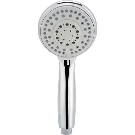 G1/2-Zoll-Handbrause, wandmontierter Duschkopf für Badezimmer, Sprühkopf mit 5 Strahlarten, Chromoberfläche, für den Heimgebrauch (1/5)