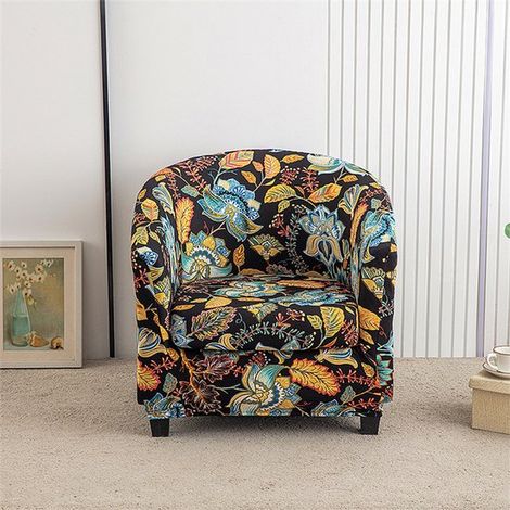 Funda elástica para sillón, Funda resistente para sillón (incluye funda para cojín de asiento), Funda antideslizante para asiento tipo butaca (1/5)