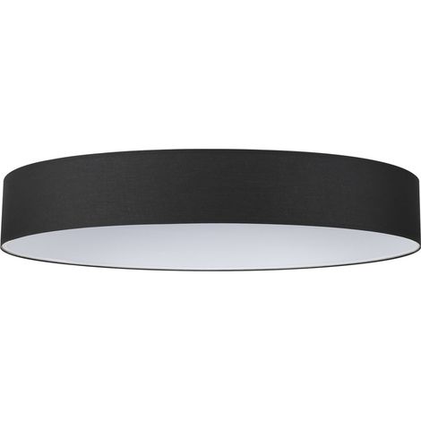 Ideal Lux Paralume cilindro Set 90 cm 9 cm nero tessuto