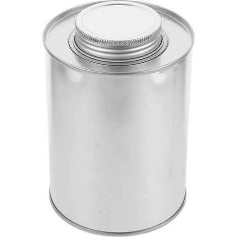 Boîte de rangement métallique hermétique pour café en grains et thé, ronde, pour la cuisine (1 pièce) (1/5)