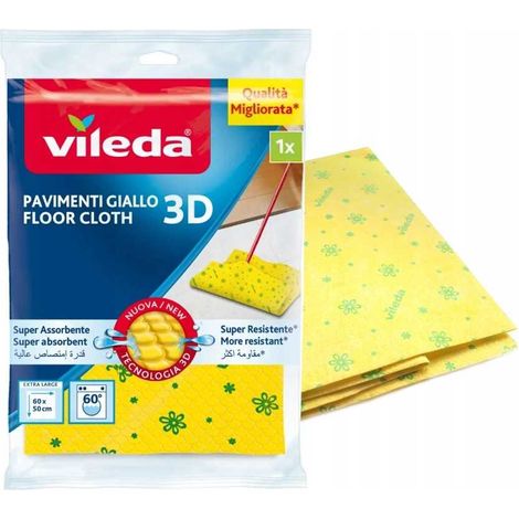 Panno per pavimenti in microfibra 3D Vileda, 1 pezzo.