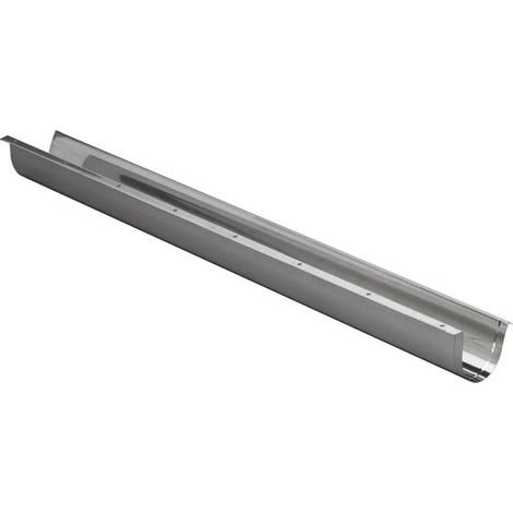 TEN – Goulotte de protection inox 1m – Pour tube gaz Ø22mm – Largeur 60mm – Conforme DTU 61.1 pour tuyauterie extérieure (1/6)