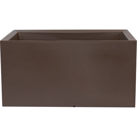 WELLHOME Jardinière RODR-I 100x45 cm en noir (1/5)