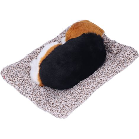 Simulationshund mit Sound, liebenswert, lebendig, neuartig, Geschenk, Plüsch-Kunststoff-Hundespielzeug, Autodekoration, großer Hund, Beagle (1/5)