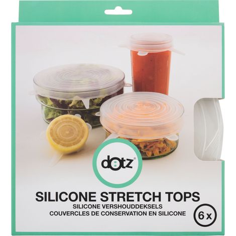 Dotz Flexibele Silicone Vershouddeksels 6 pièces