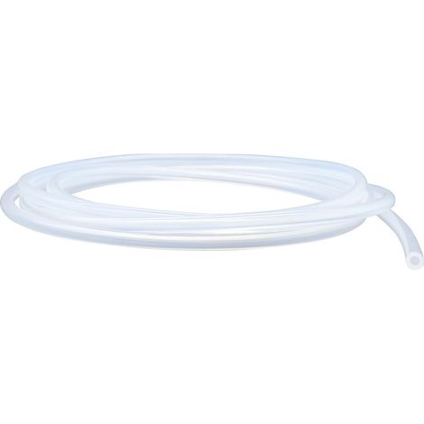 Tuyau en silicone transparent - Taille : 4 mm x 7 mm - Longueur : 2 m - Épaisseur : 1,5 mm - Tuyau flexible pour tuyaux d'air et d'eau (1/5)