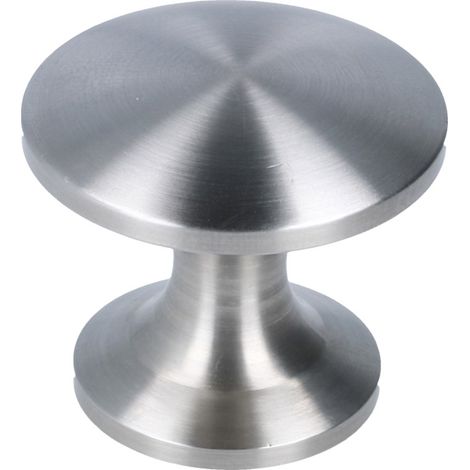 Möbelknopf Schubladenknopf Sockelknopf Schrankknopf Kommodenknopf Edelstahl 26mm