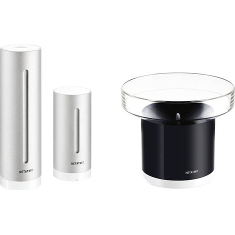 Netatmo Starterset Wetterstation Intelligente WLAN con Previsioni di 6 Giorni, Sensori fino a 5, Modello NBU-NWS-NRG-EU (1/2)