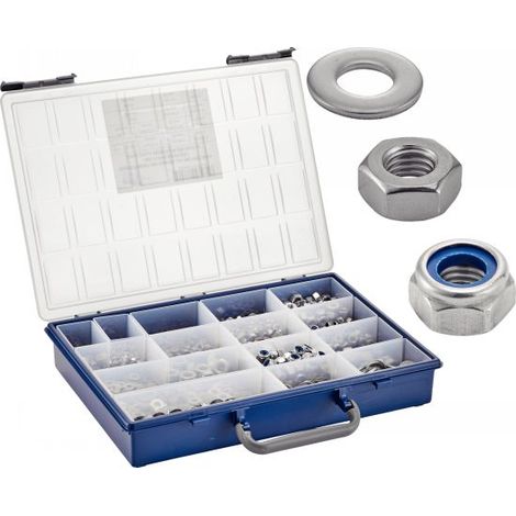 Assortiment de 1760 Ecrou et Rondelle Inox A4 - 1 pièce (1/2)