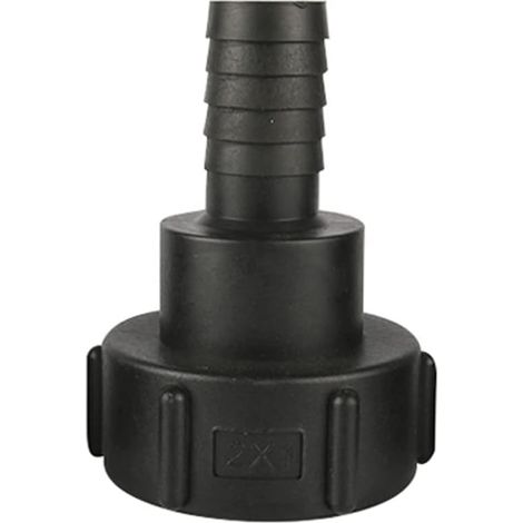 Adaptateur de Tuyau de Réservoir IBC 60 mm Filetage grossier Import à 25 mm Pour Tuyau d'arrosage - Adaptateur de valve Raccord de Tuyau Outils (1/5)