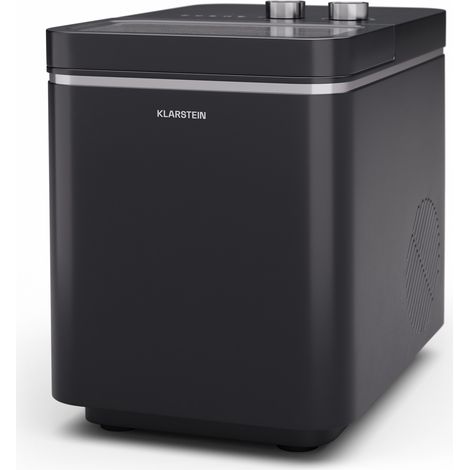 Klarstein Máquina de hielo IceCraft 2 modos 1,3 litros de agua fría limpieza automática 12kg/24h
