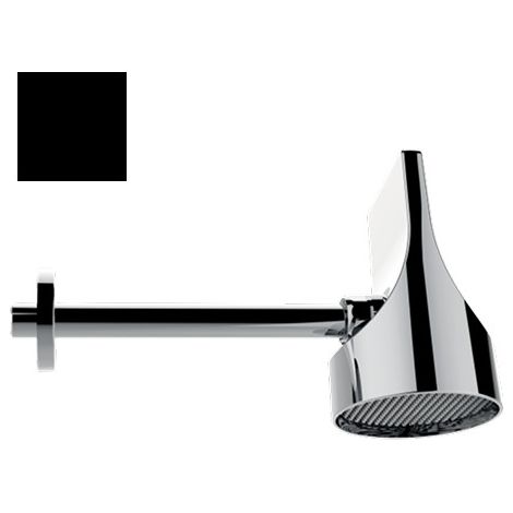 Set pomme de tête 100mm orientable noir mat Apice Spot - Bossini HH1000073 (1/2)