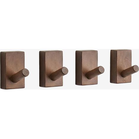 Set di 4 appendiabiti da parete in legno Drura SKLUM (1/5)