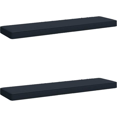 Cojines para banco de 2 piezas VUGHT 2 uds. 100% Poliéster vidaXL