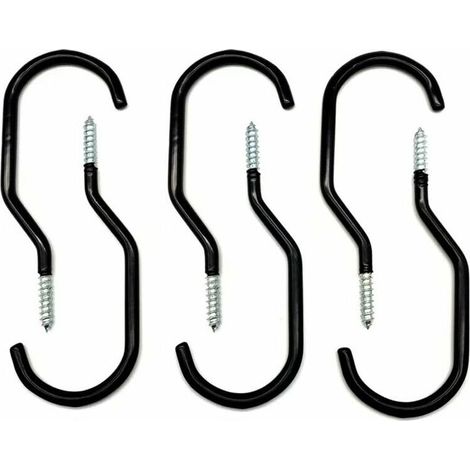 Guazhuni 6pcs Bicycle Storage Hook(black) (1/5)
