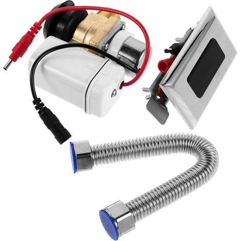Kit de Chasse D'eau Automatique pour Urinoir à Capteur, Argenté (1/5)