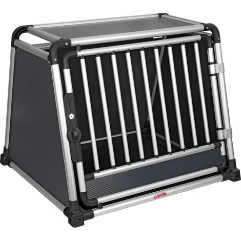 Premium, Trasportino In Lega Di Alluminio, Specifico Per Il Trasporto Di Animali In Auto - Type 3 - 83 X 73 X H 66 Cm (1/5)