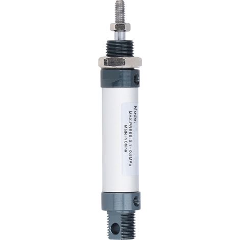 Vérin pneumatique miniature alu 16mm double effet MAL16x25 30-800mm/s 0.1-0.8Mpa PT1/8 (1/5)