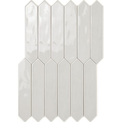 Carrelage Mur Ceramic Connection Grey Brillante 5x25 cm