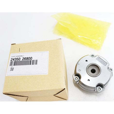 Die Teilenummer 2435026800 ist für das CVVT-Nockenwellenrad des Hyundai Kia Accent Rio 1.6L geeignet. (1/4)