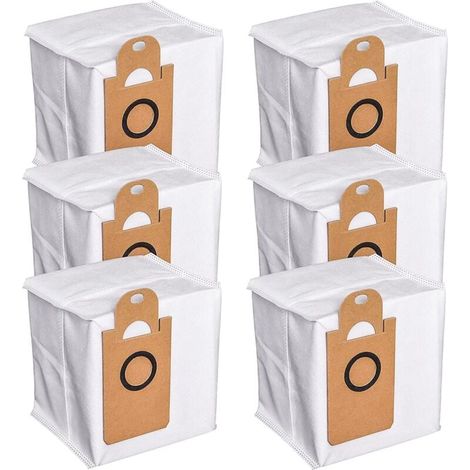 Lot de 6 sacs à poussière étanches de grande capacité compatibles avec Proscenic M7 Pro M7 Max M8 PRO pour Neabot NoMo N1+ N1 Plus N2 (1/4)