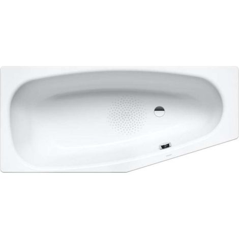 Kaldewei Advantage - Bañera asimétrica Mini derecha 834, 157x70 cm, antideslizante, blanca 224430000001 (1/2)
