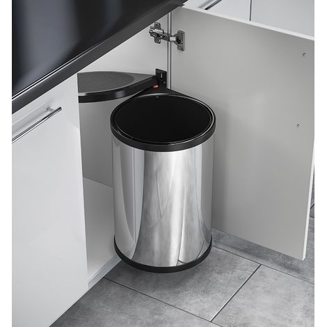 Poubelle encastrable sous évier 20L Hailo AS Mono