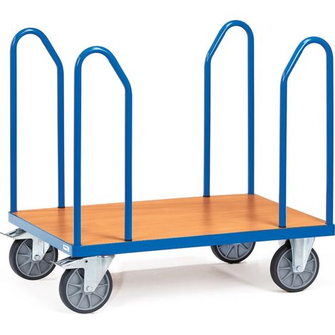 Fetra Multivario Seitenbügelwagen mit Buchendekor 1200x800mm Ladefläche (1/2)