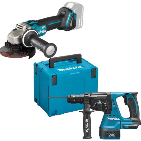 Pack 2 outils MAKITA LOT0359 avec DGA504ZJ et DHR243ZJ