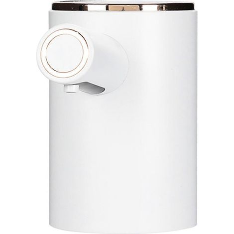 Distributeur automatique de savon sans contact et de gel hydroalcoolique pour salle de bain et cuisine, blanc