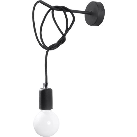 Applique murale noire Edison (1/5)