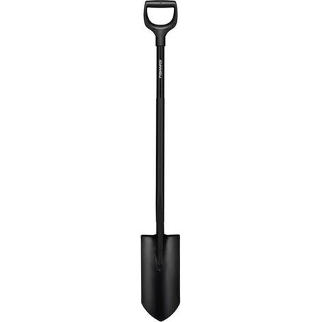 Fiskars Ergonomic Pro pala negra acero borado 130,7 cm