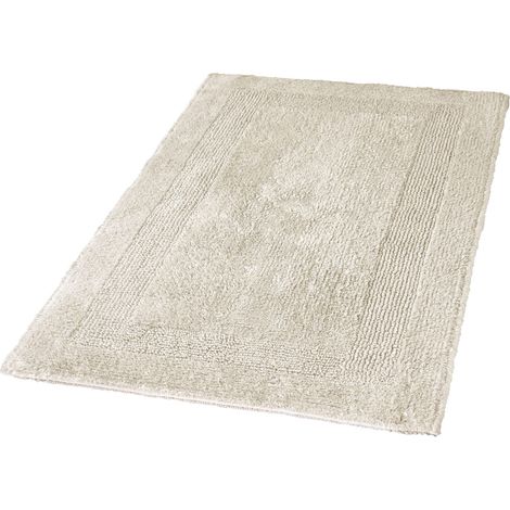Kleine Wolke Tappetino da Bagno Arizona, Cotone, Grigio (Grau), 60 x 100 cm (1/4)