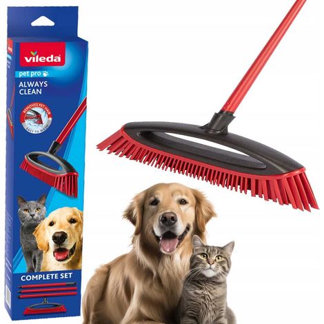 Cepillo barredor Vileda Pet Pro Always Clean para pelo y pelaje.