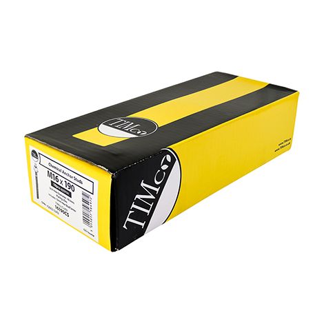 TIMCO Chemical Anchor Studs Hot Dipped Galvanised - M20 x 260