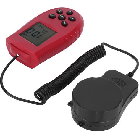 HS1010A Luxmètre Numérique Portable à Affichage LCD pour Mesure de Lumière et d'Éclairement
