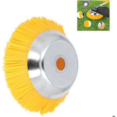 Brosse à mauvaises herbes 25mm Weed Brush Round Brush, Professional Brush Cutter Wild Herb Brush pour débroussailleuse