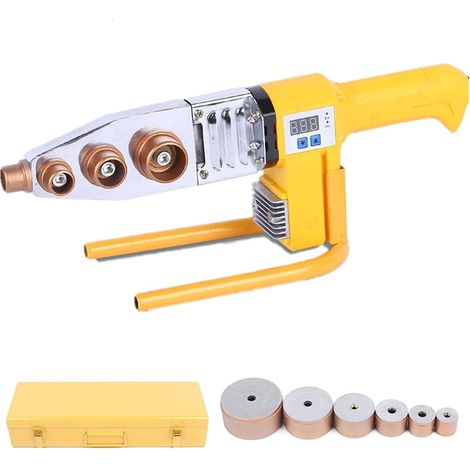 Muffenschweißmaschine, professionell mit Digitalanzeige, Rohrschweißmaschine, aus Kunststoff, für PPR PE PP (20-63 mm)