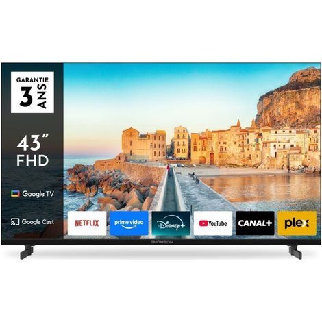 Thomson 43FG2S15 - TV LED 43" (109 cm) - Full HD 1920x1080 - Google TV - 3xHDMI - WiFi