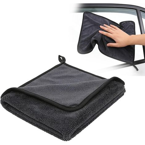 Lot de 1 Ultra-Wipes Chiffon de Séchage, Chiffon Microfibre Super Absorbant, Séchage Rapide, Non Pelucheux, Idéal pour Voiture, Douche, Maison et Camping, Lavable en Machine (1/5)