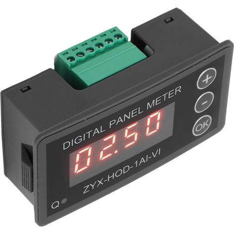 Panneau générateur de signaux, simulateur analogique de courant et de tension numérique réglable pour le test de LED : 0-20 mA, 0-10 V, 7-28 V CC.