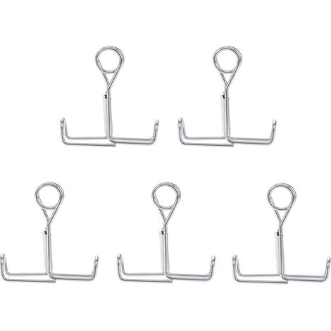 Contrôle Flux Tuyauterie Pince Laboratoires Plat Machoire Ressort Pince Laboratoire pour Laboratoires Flexible Tuyau 5Pcs (1/5)