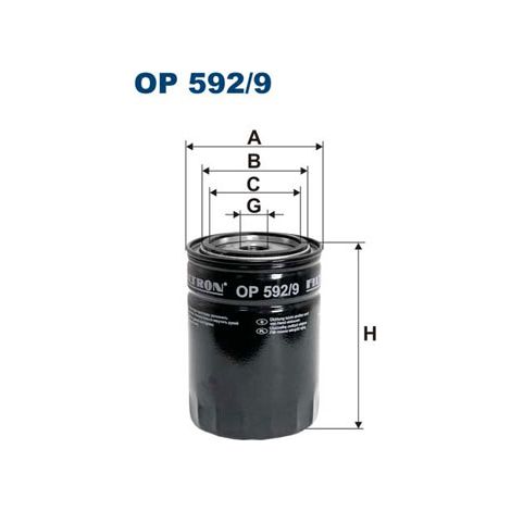 FIL OP 592/9 Ölfilter